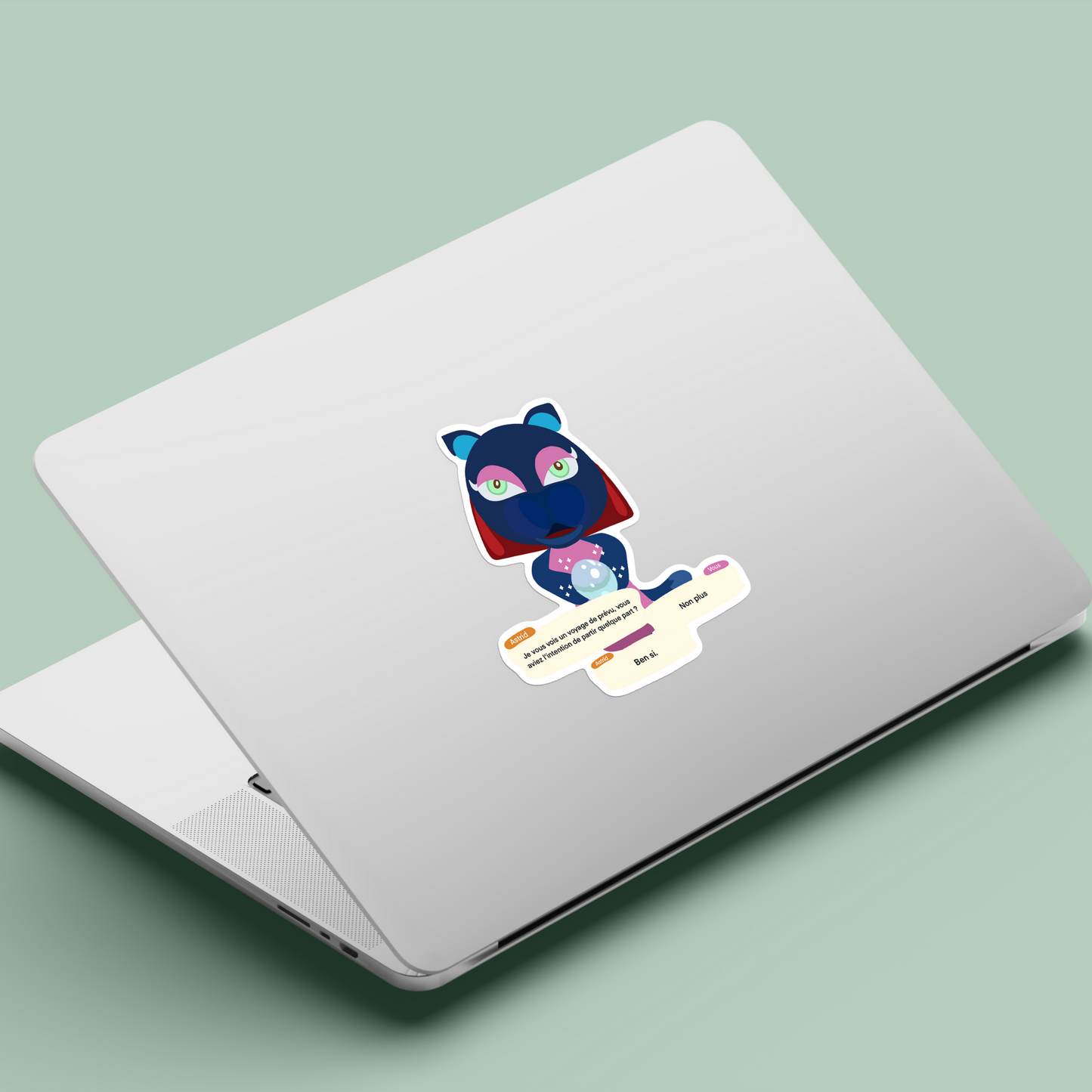 Sticker à l'unité - Astrid - Humoristique