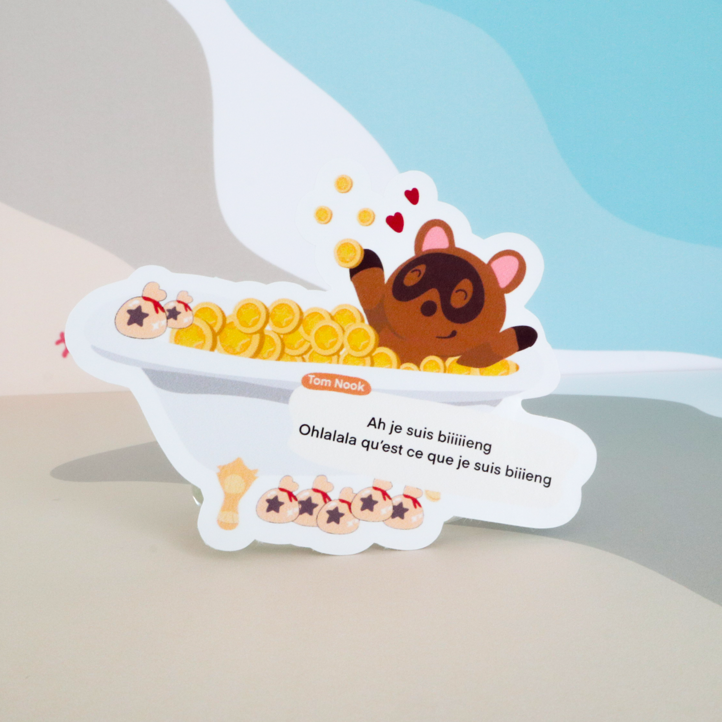 Lot de 10 stickers Animal Crossing humoristiques - Drop 2