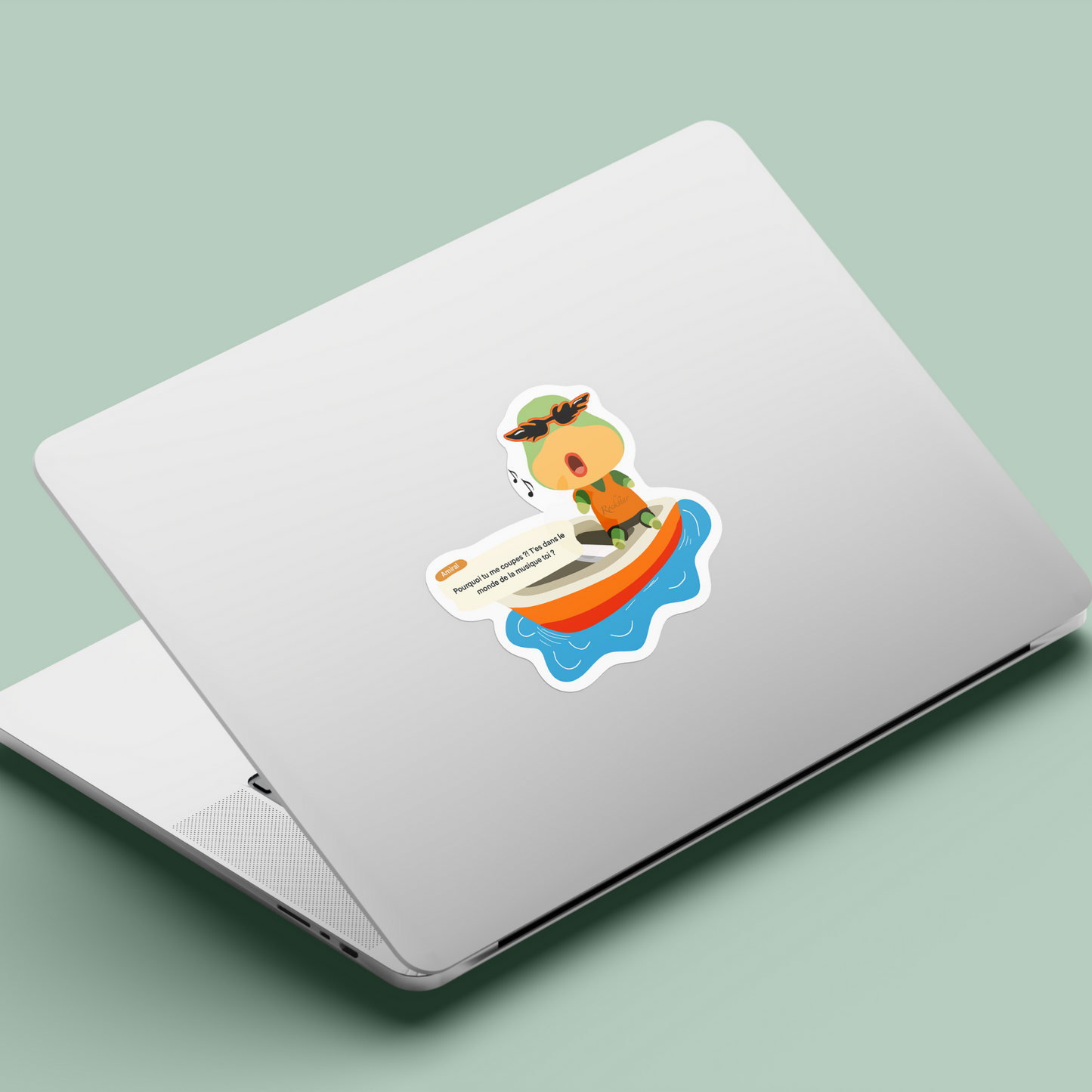 Sticker à l'unité - Amiral - Humoristique