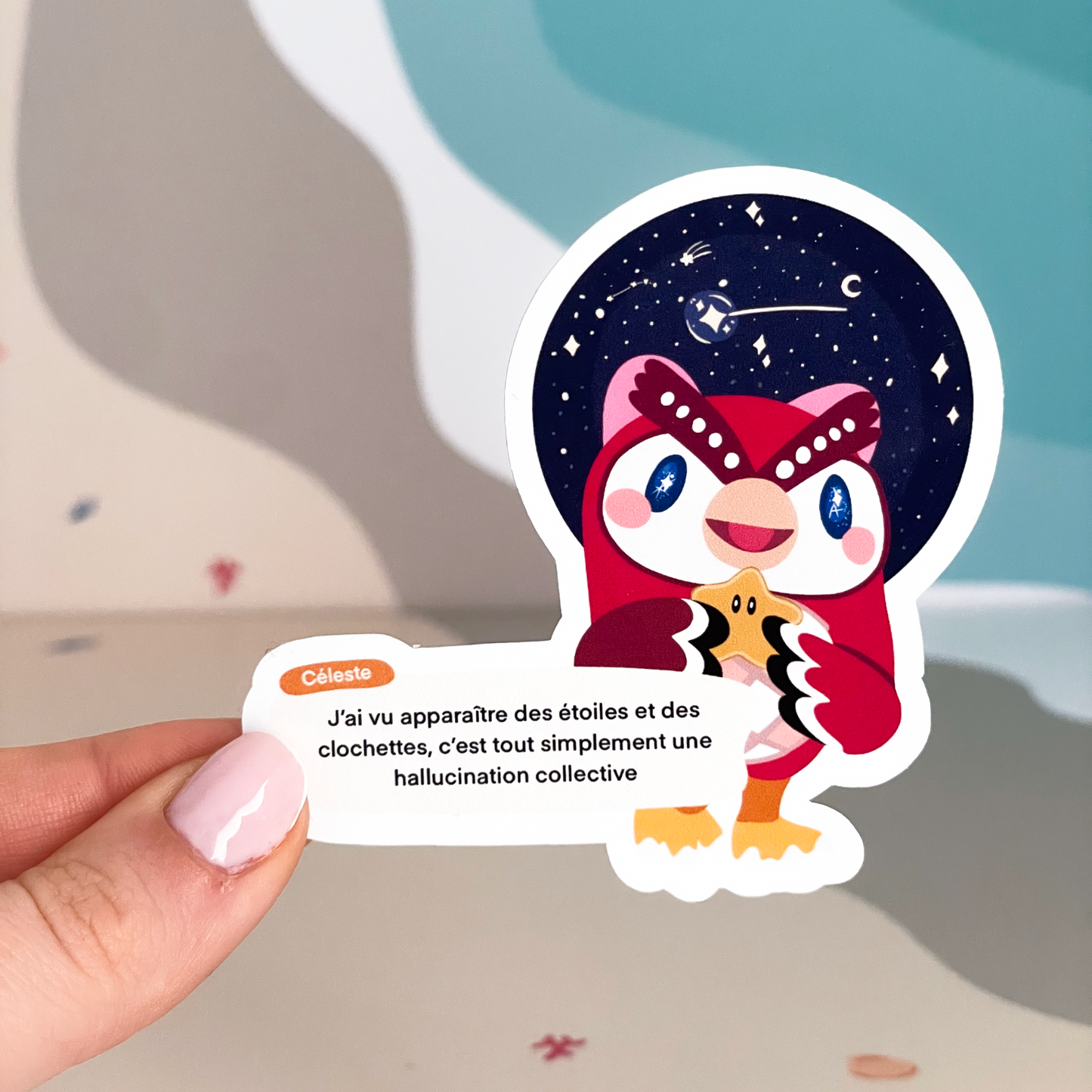 Sticker à l'unité - Céleste - Humoristique