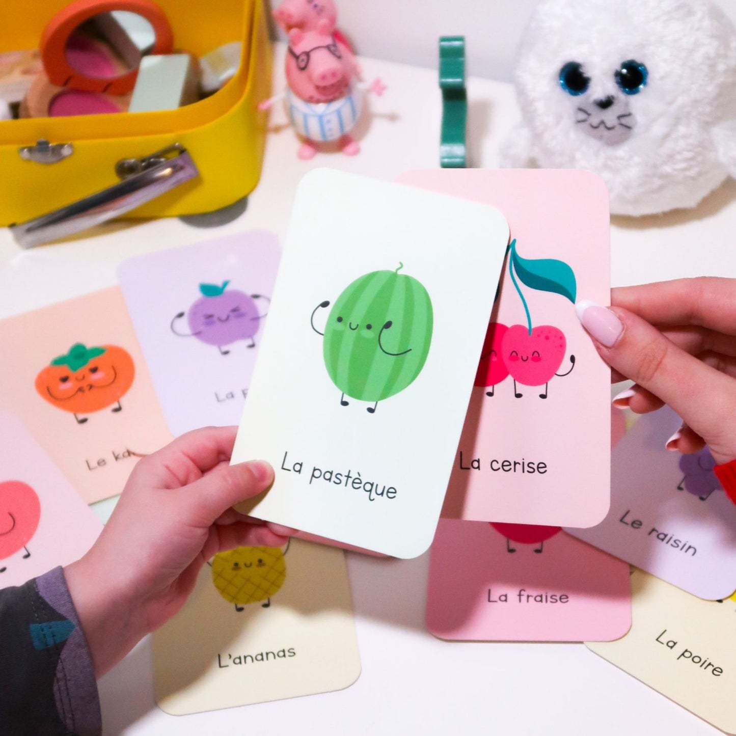 Jeu d'apprentissage 3 ans - Les fruits