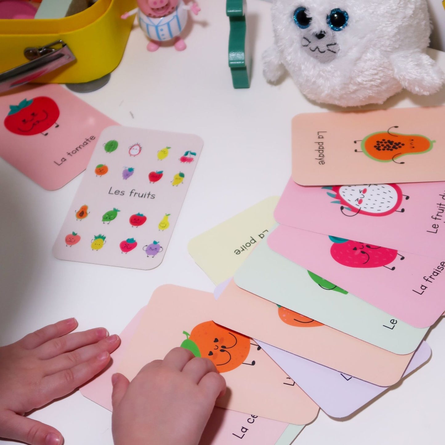 Jeu d'apprentissage 3 ans - Les fruits