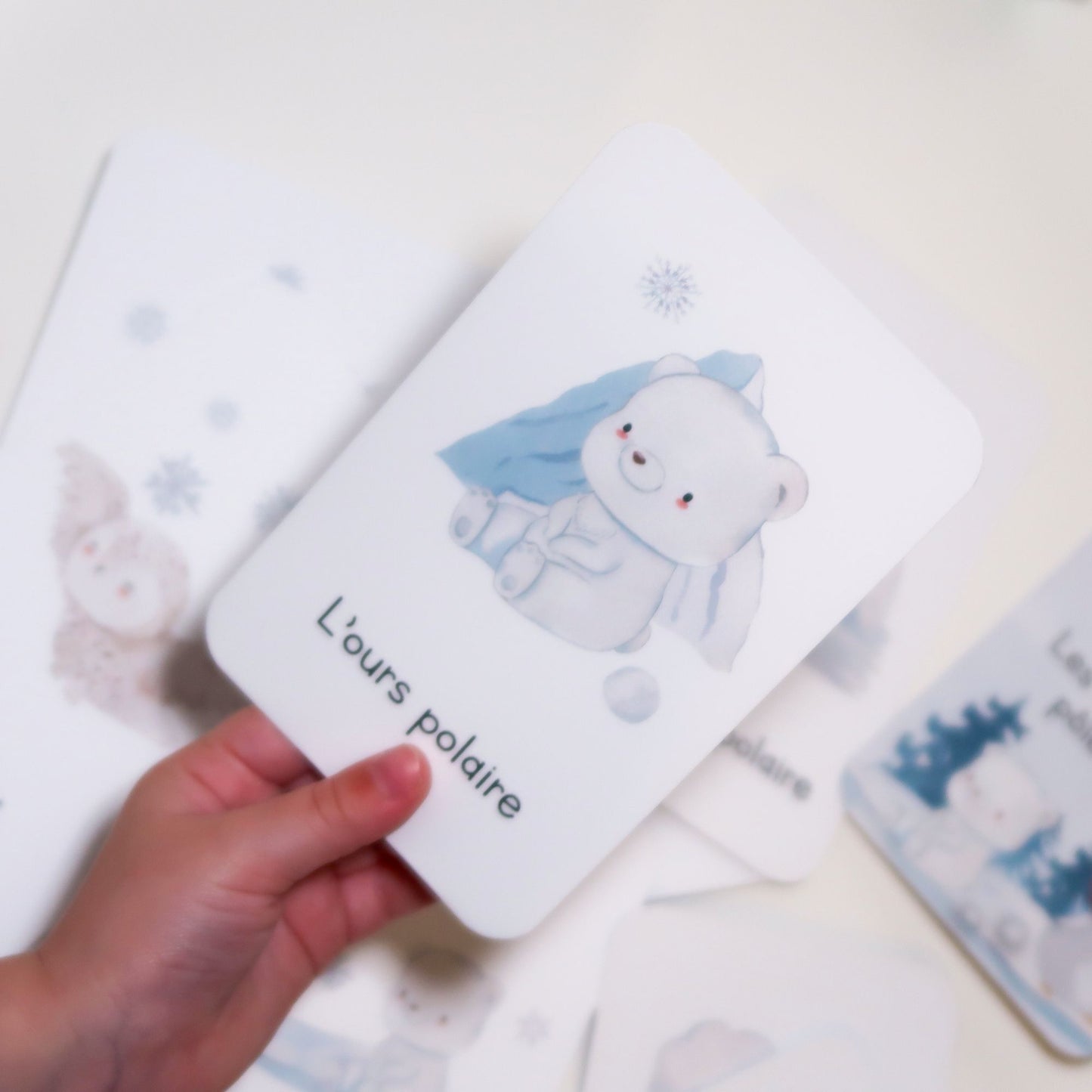 Learning game 3 years old - North Pole animals