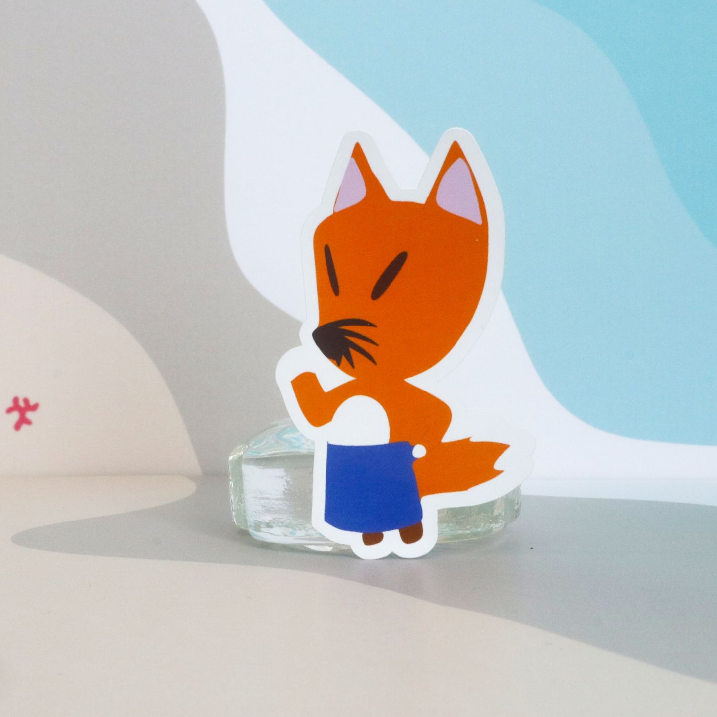 Sticker animal crossing - Rounard au magasin