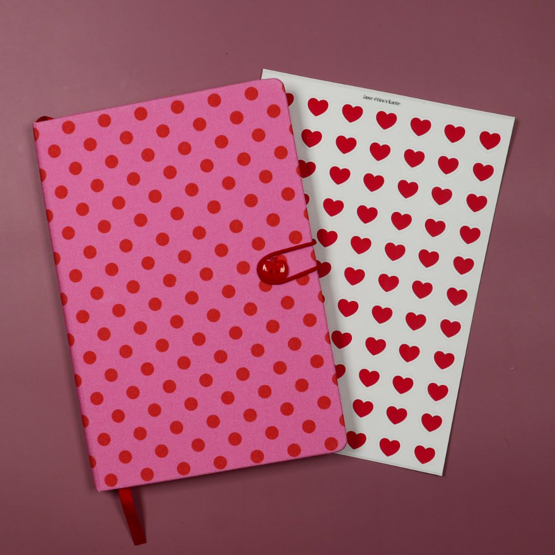 Planches de stickers - coeurs rouges ❤️