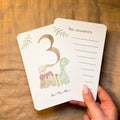 Baby Milestone Cards - Third Year - Dinosaur