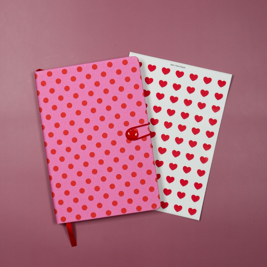 Planches de stickers - coeurs rouges ❤️