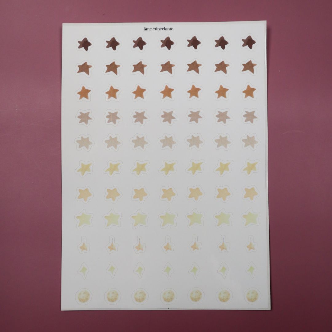 Planches de stickers - étoiles 🌟