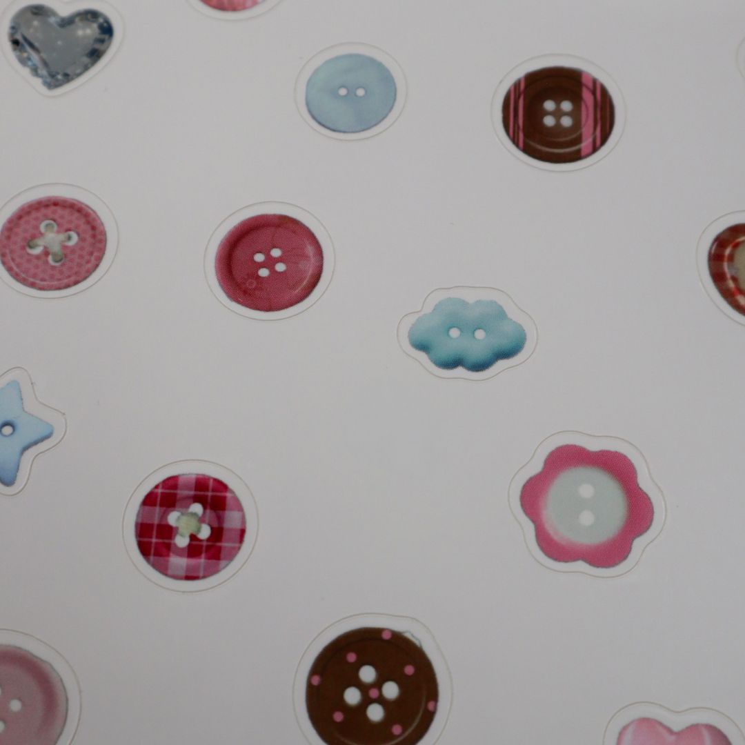 Planches de stickers - boutons 🪡