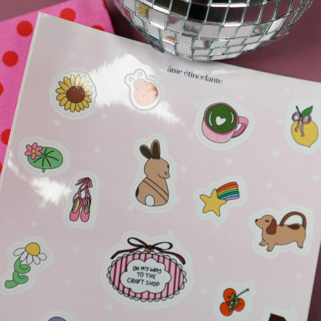 Planches de stickers - trinkets 👛