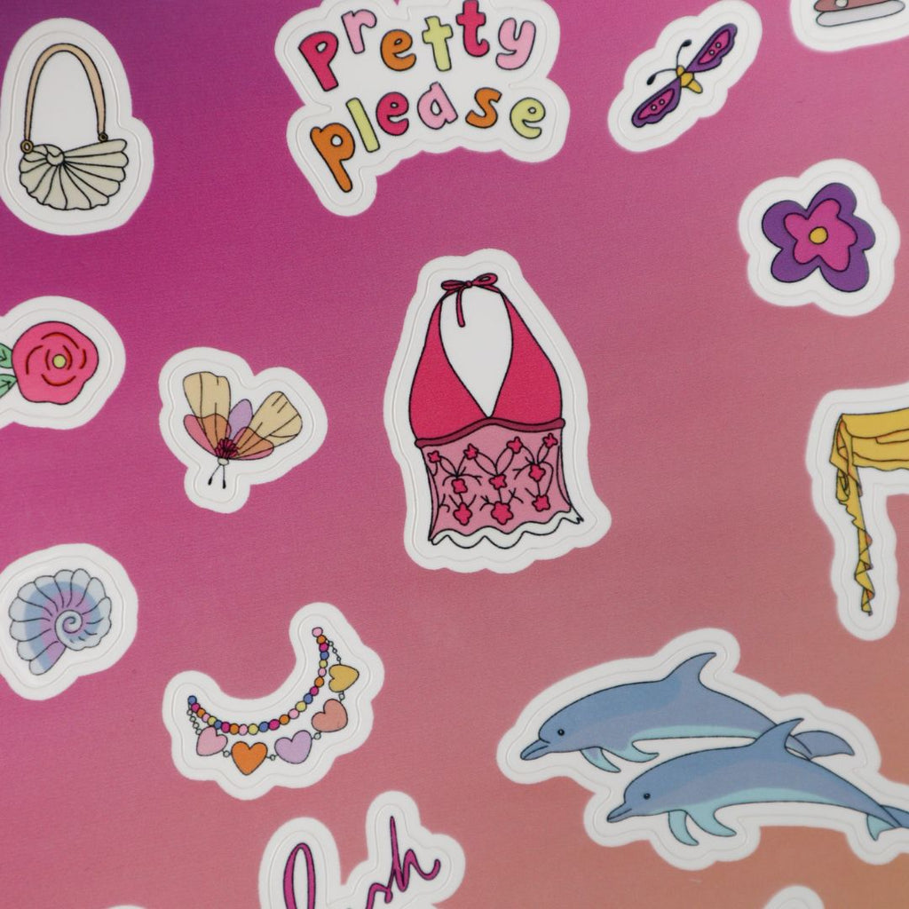 Planche de stickers - colourful summer 🐬