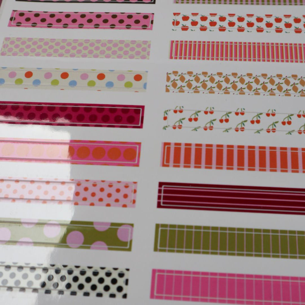 Planche de stickers - washi 📓