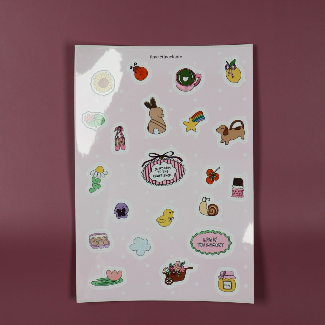 Planches de stickers - trinkets 👛