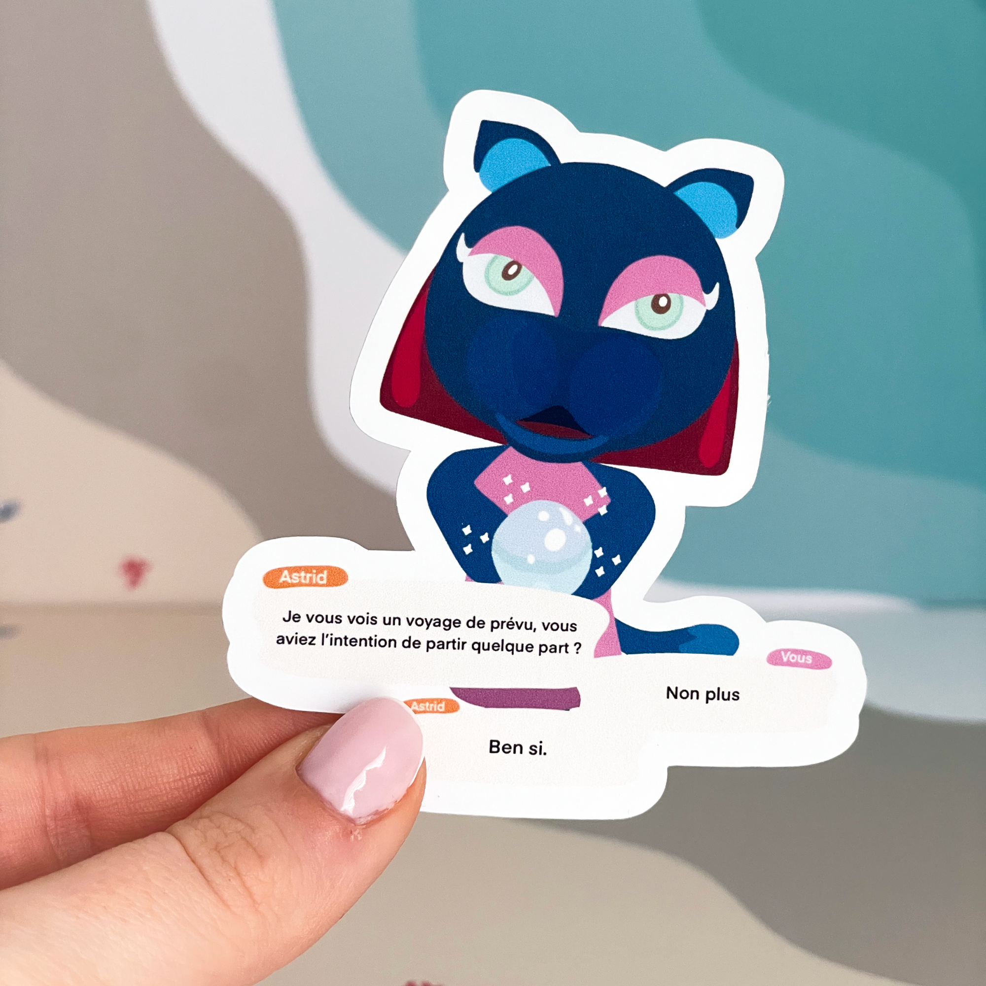 Sticker à l'unité - Astrid - Humoristique