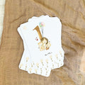Baby milestone cards - First year - Tiger and Lion