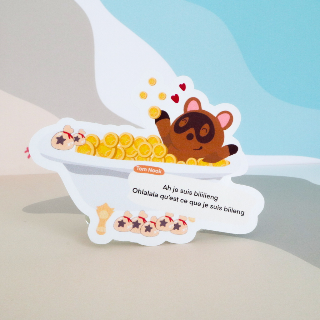 Lot de 10 stickers Animal Crossing humoristiques - Drop 2