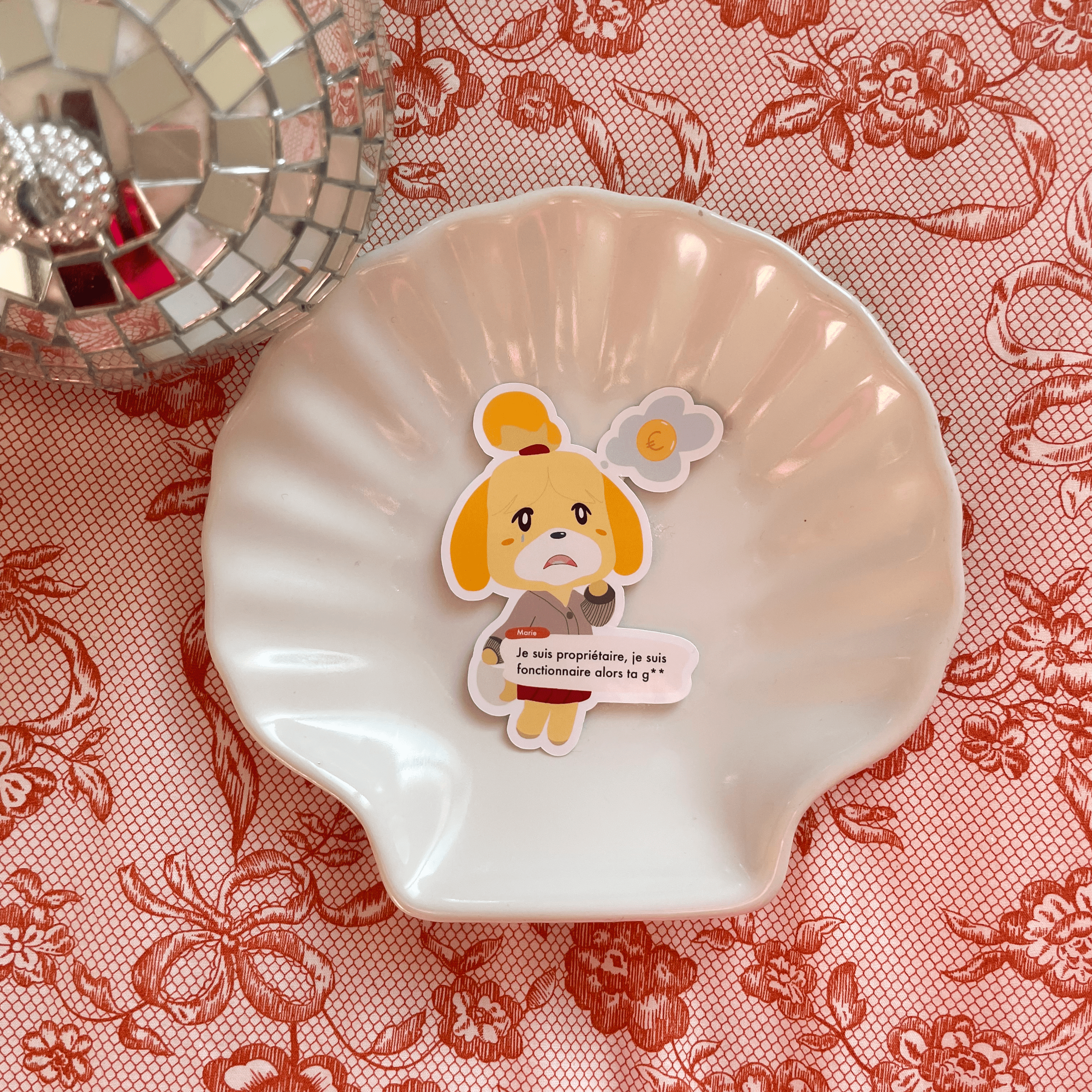 Lot de 11 stickers animal crossing humoristiques - imperméables