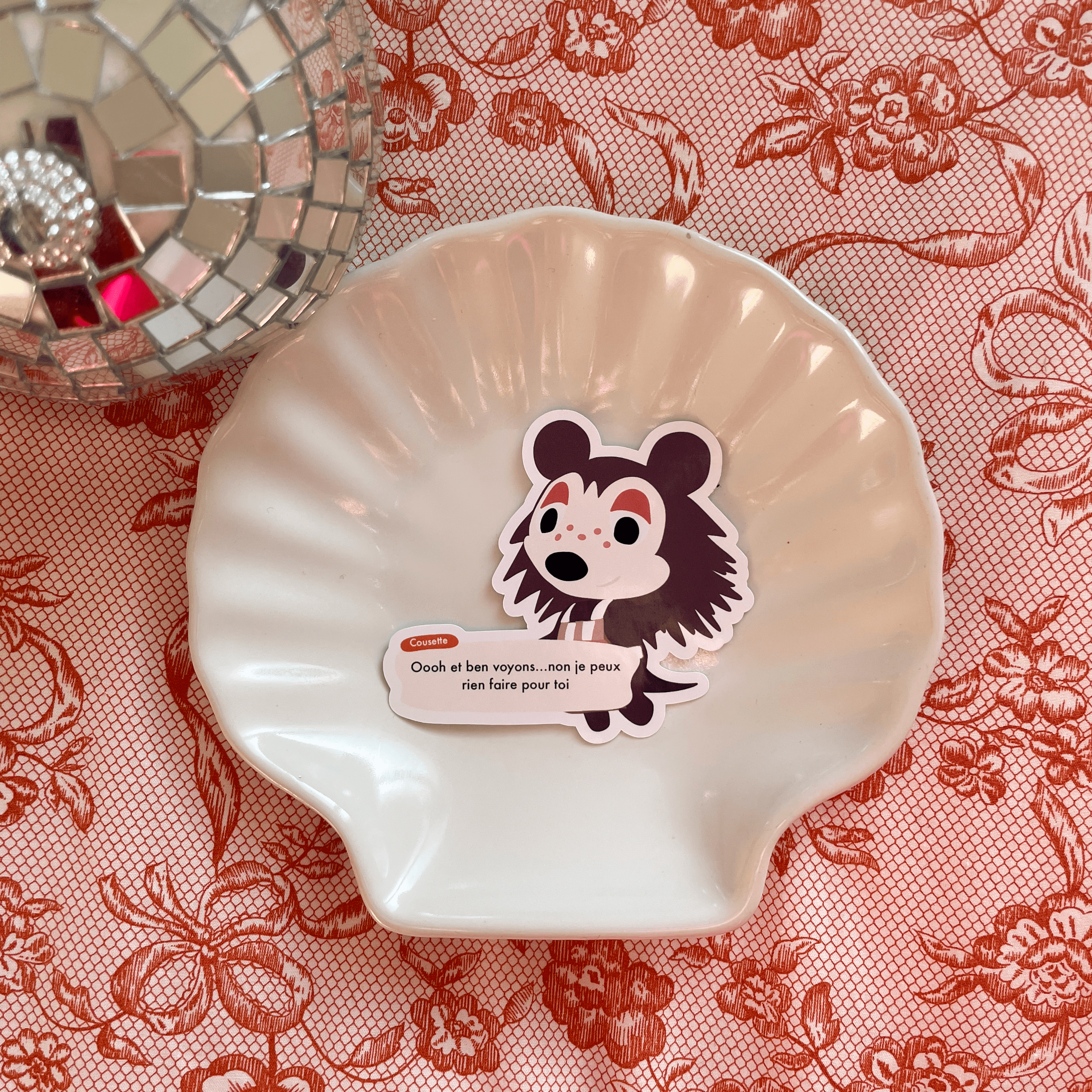 Lot de 11 stickers animal crossing humoristiques - imperméables