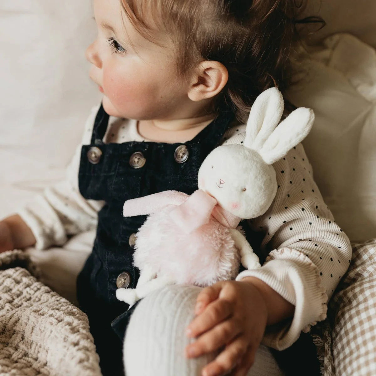 Kawaii Pink Rabbit Baby Plush