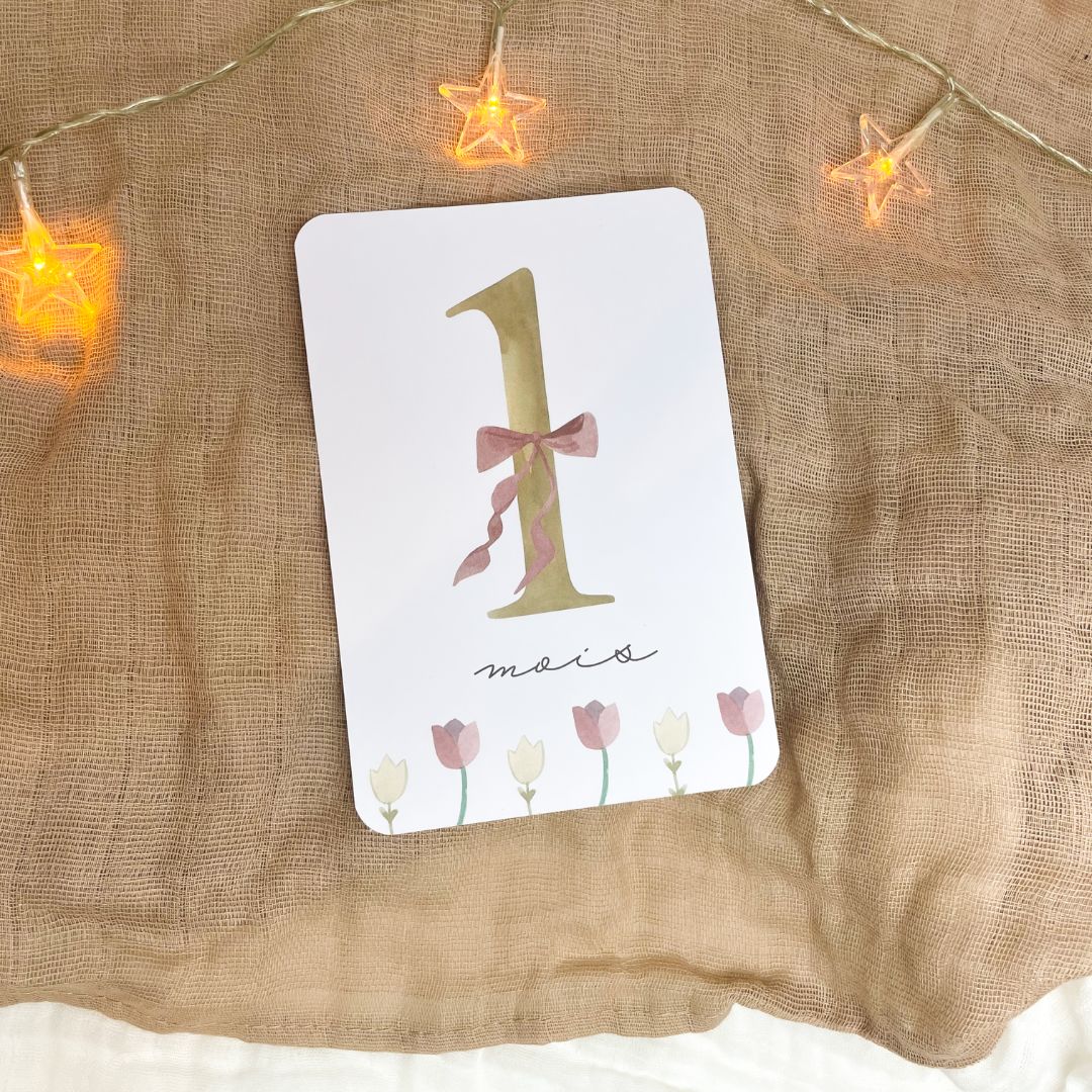 Baby milestone cards - First year - Knot