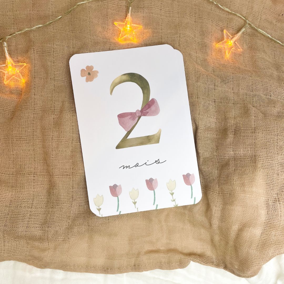 Baby milestone cards - First year - Knot