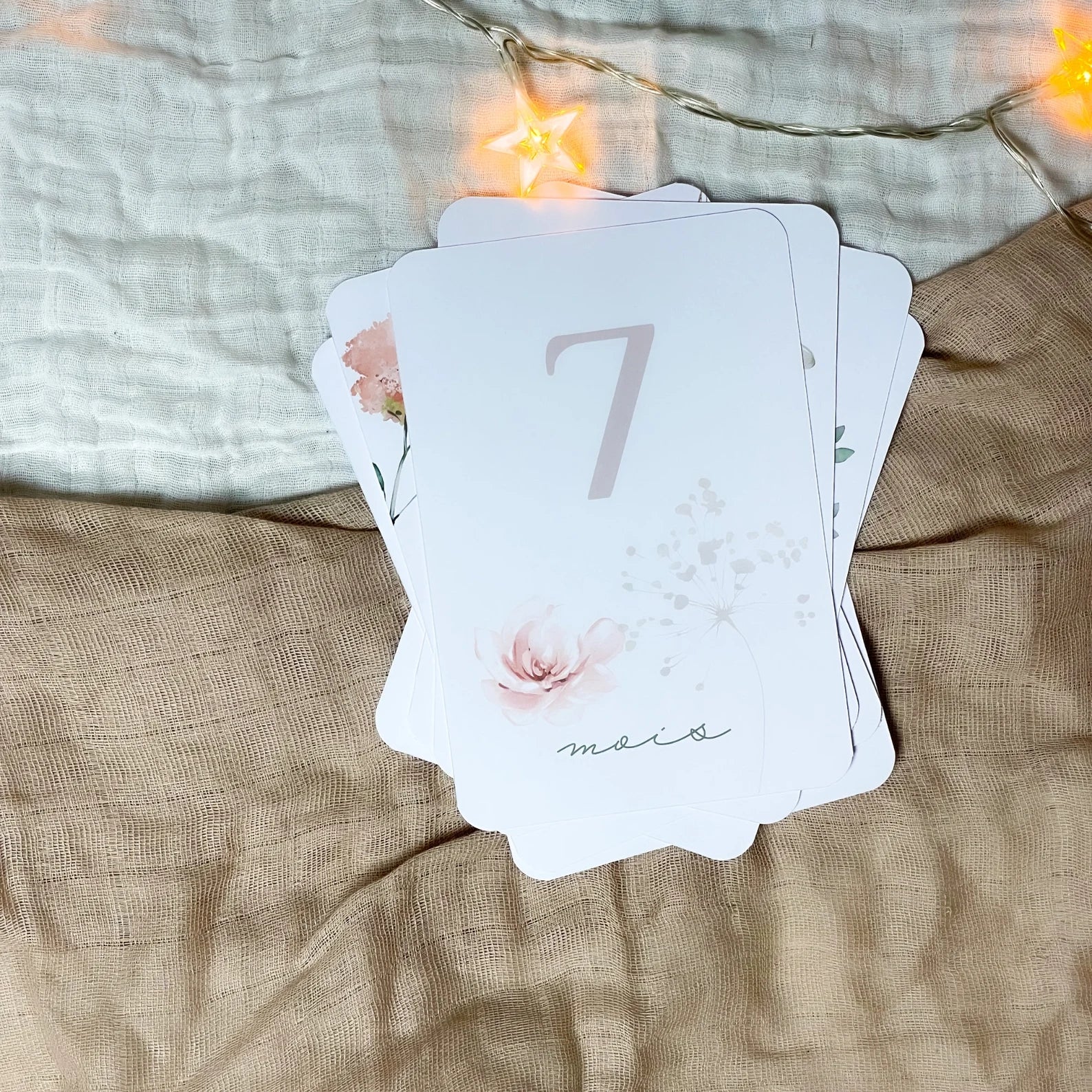 Cartes étapes grossesse - Ventre d'amour