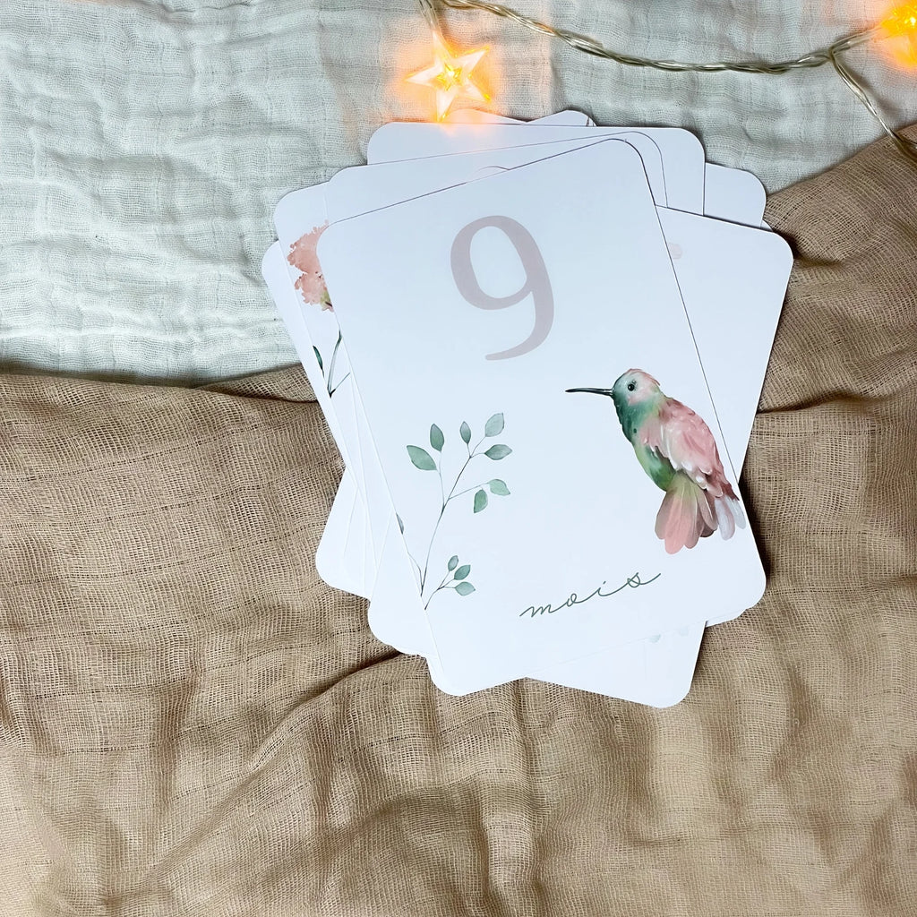Cartes étapes grossesse - Ventre d'amour
