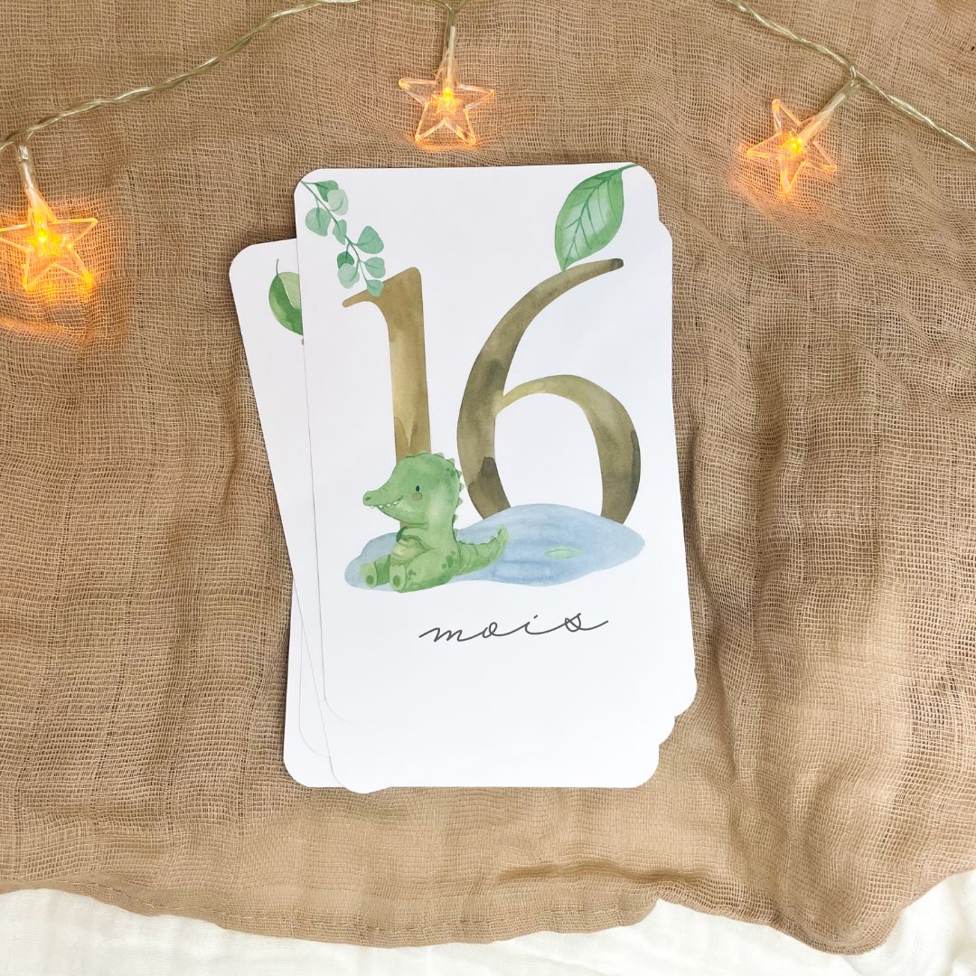 Baby Milestone Cards - Second Year - Australian Animals