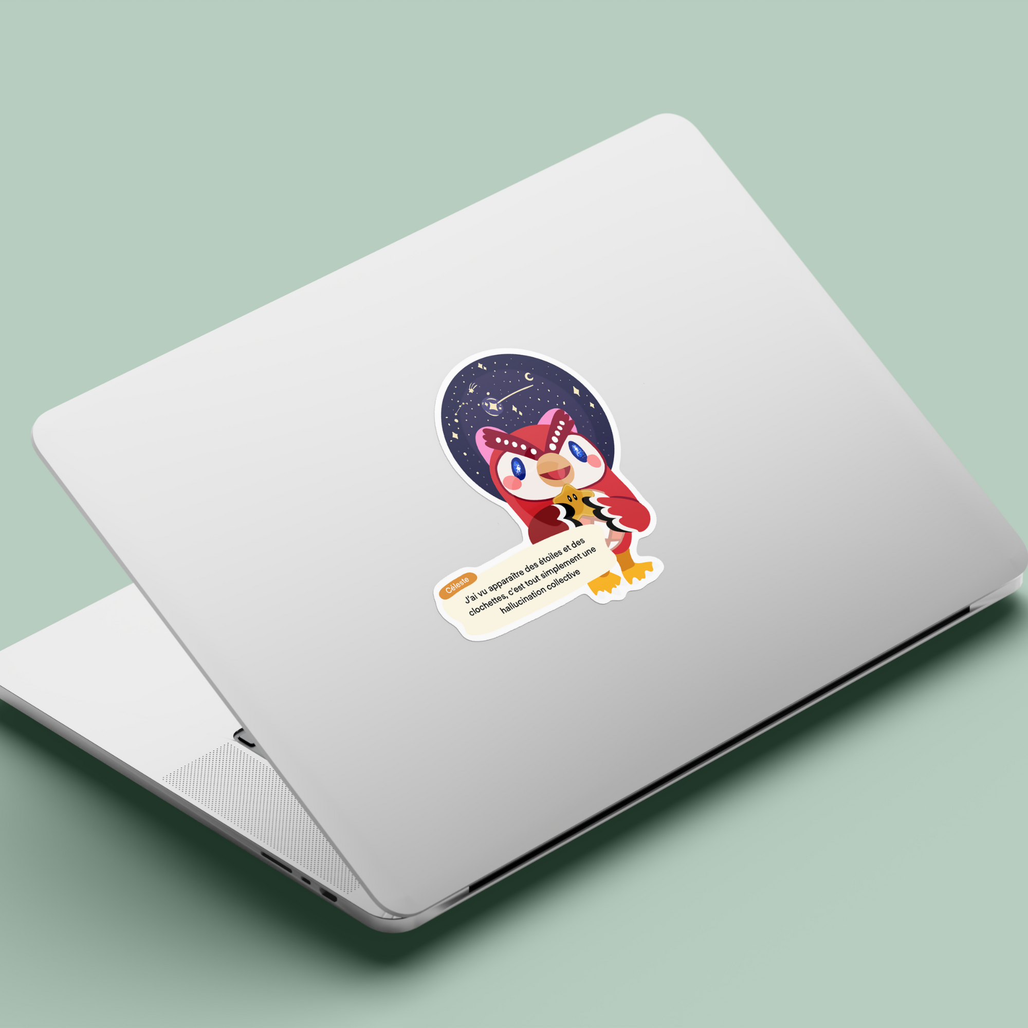 Sticker à l'unité - Céleste - Humoristique