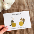 Gender reveal card - Castor