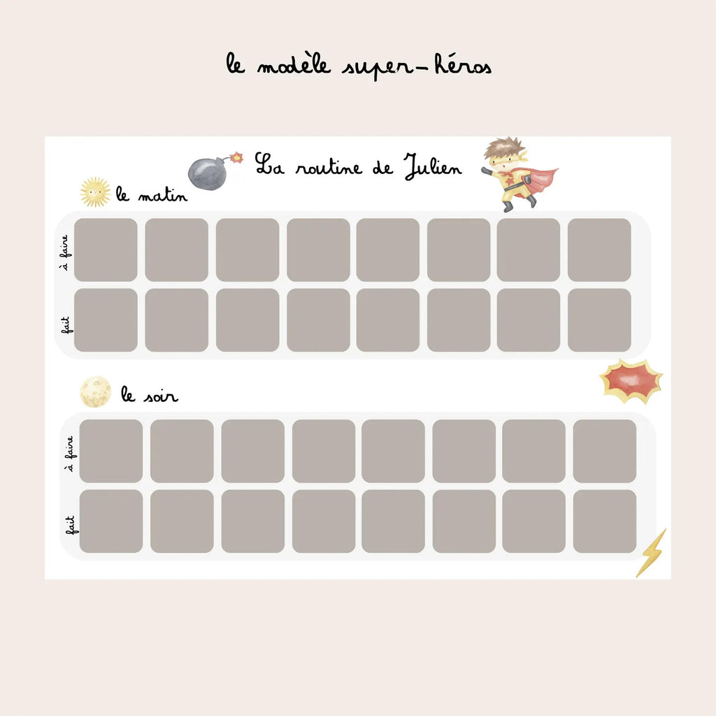 Children's daily routine - Fox