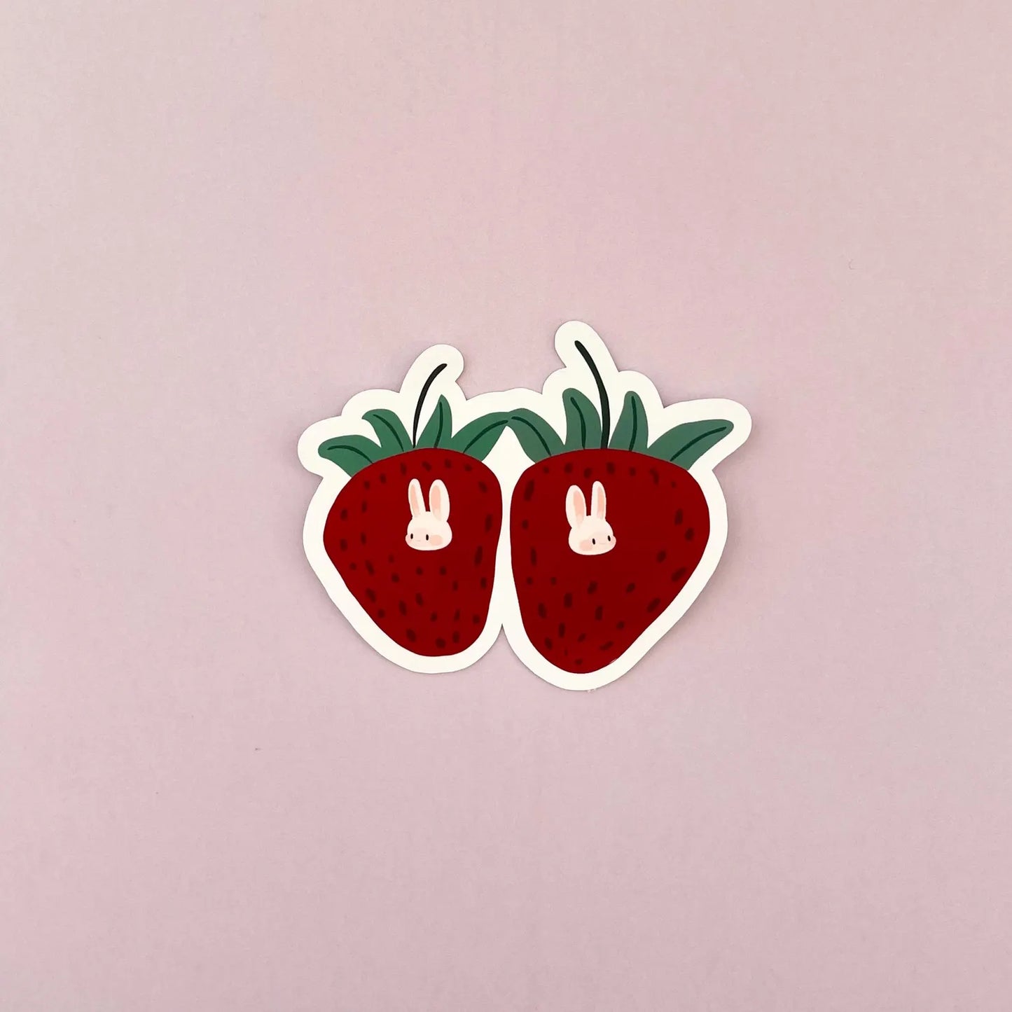 Sticker à l'unité - Fraise