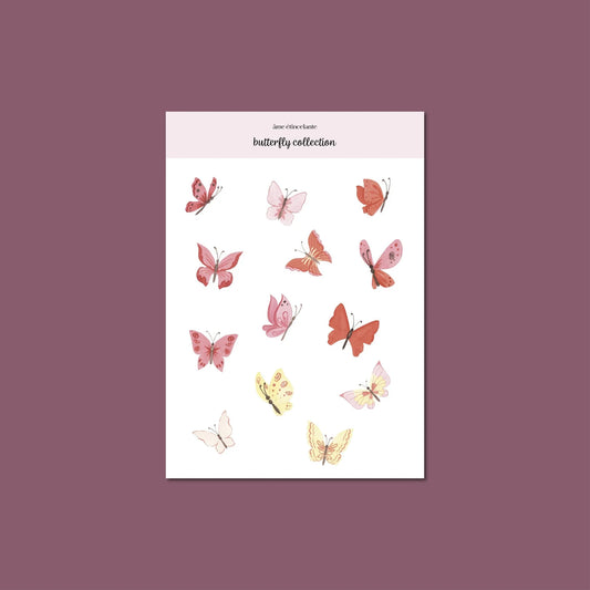 Sticker sheet - Butterflies