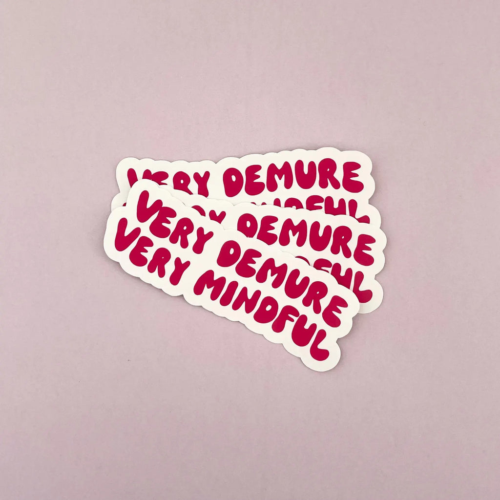 Single sticker - Very demure Very mindful
