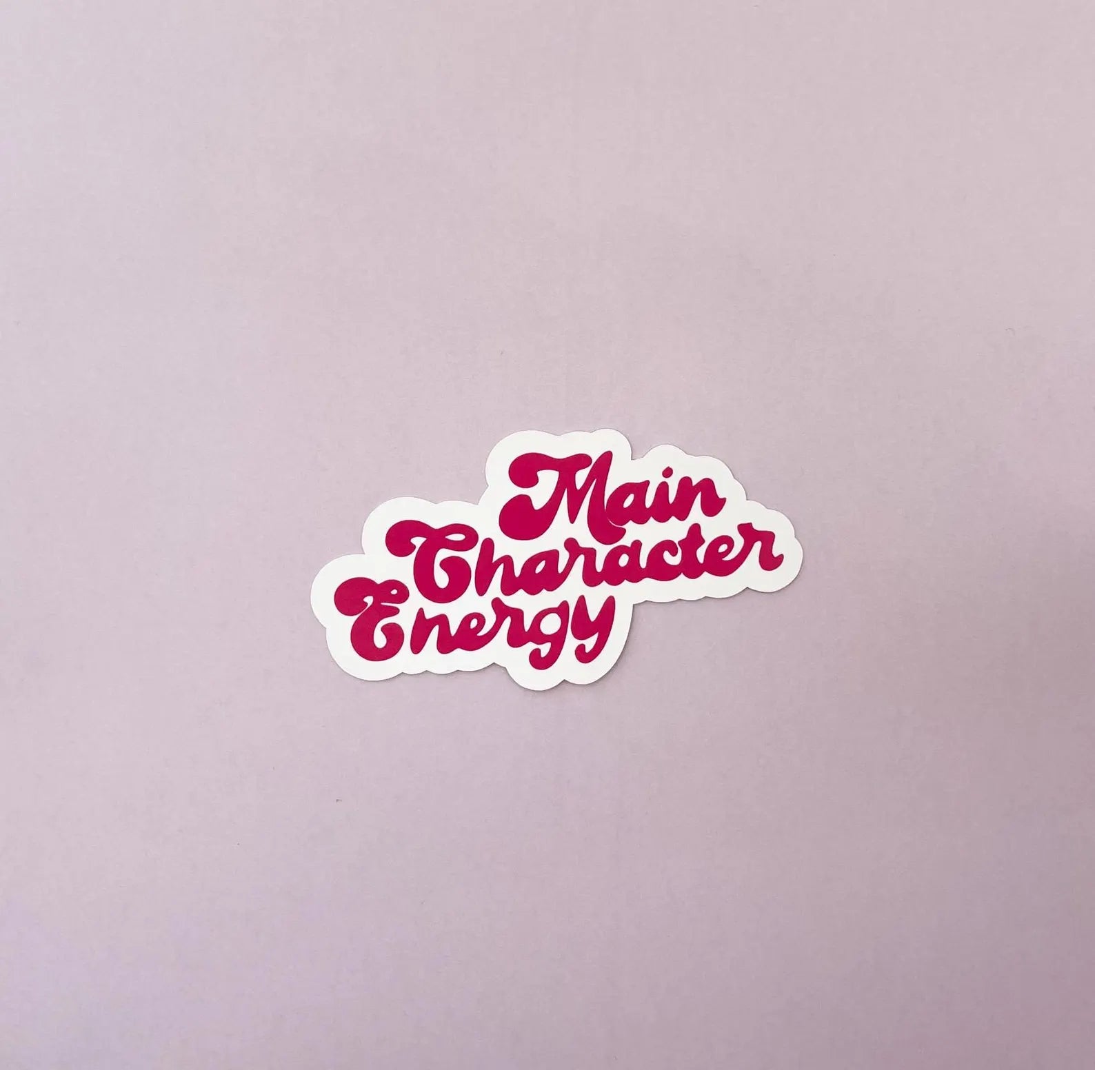 Single Sticker - Main Character Energy