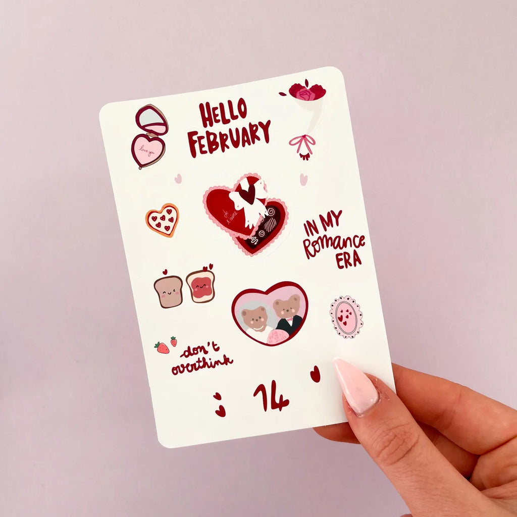 Sticker sheet - Valentine's Day