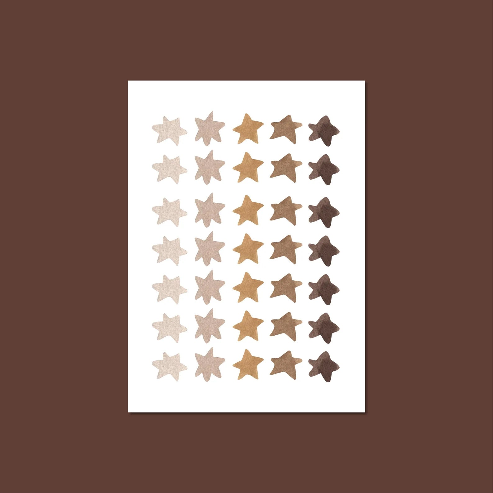 Sticker sheet - stars