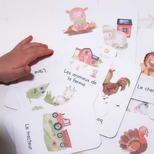 Jeu d'apprentissage 3 ans - Animaux de la ferme