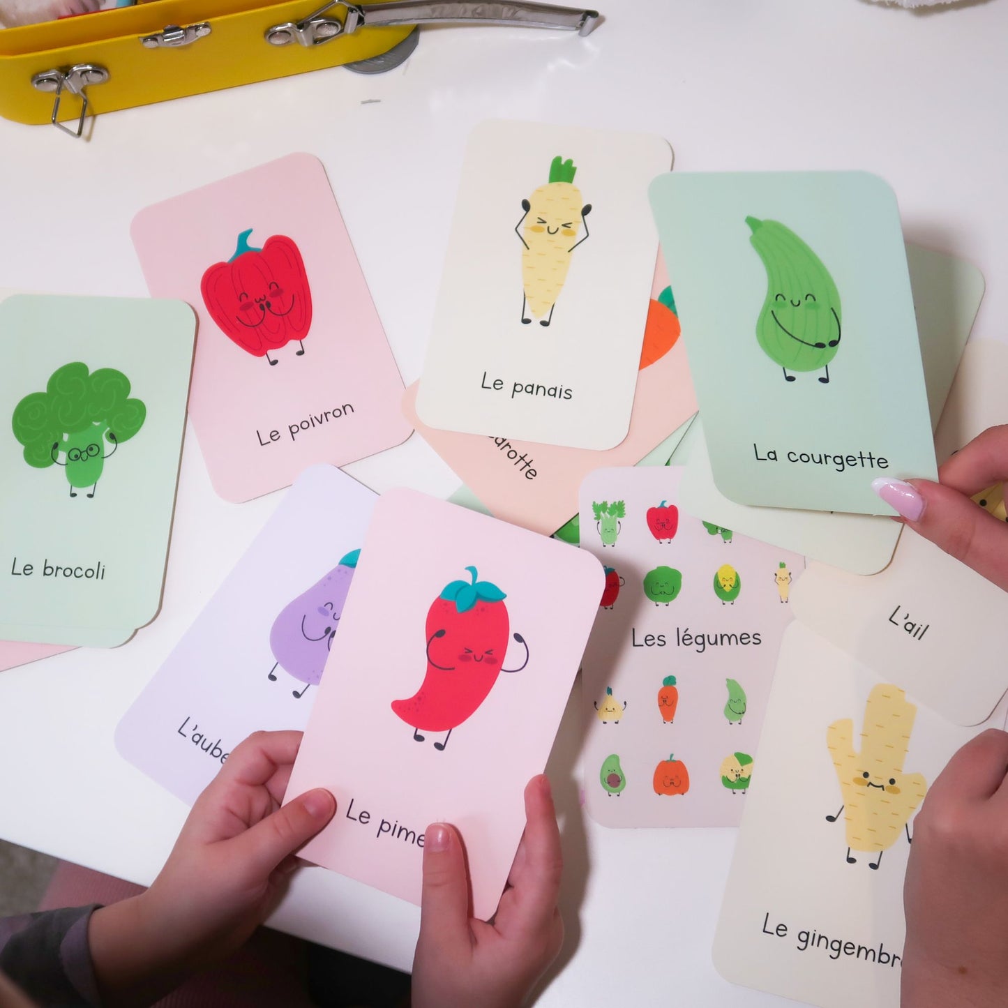 Jeu d'apprentissage 3 ans - Les légumes