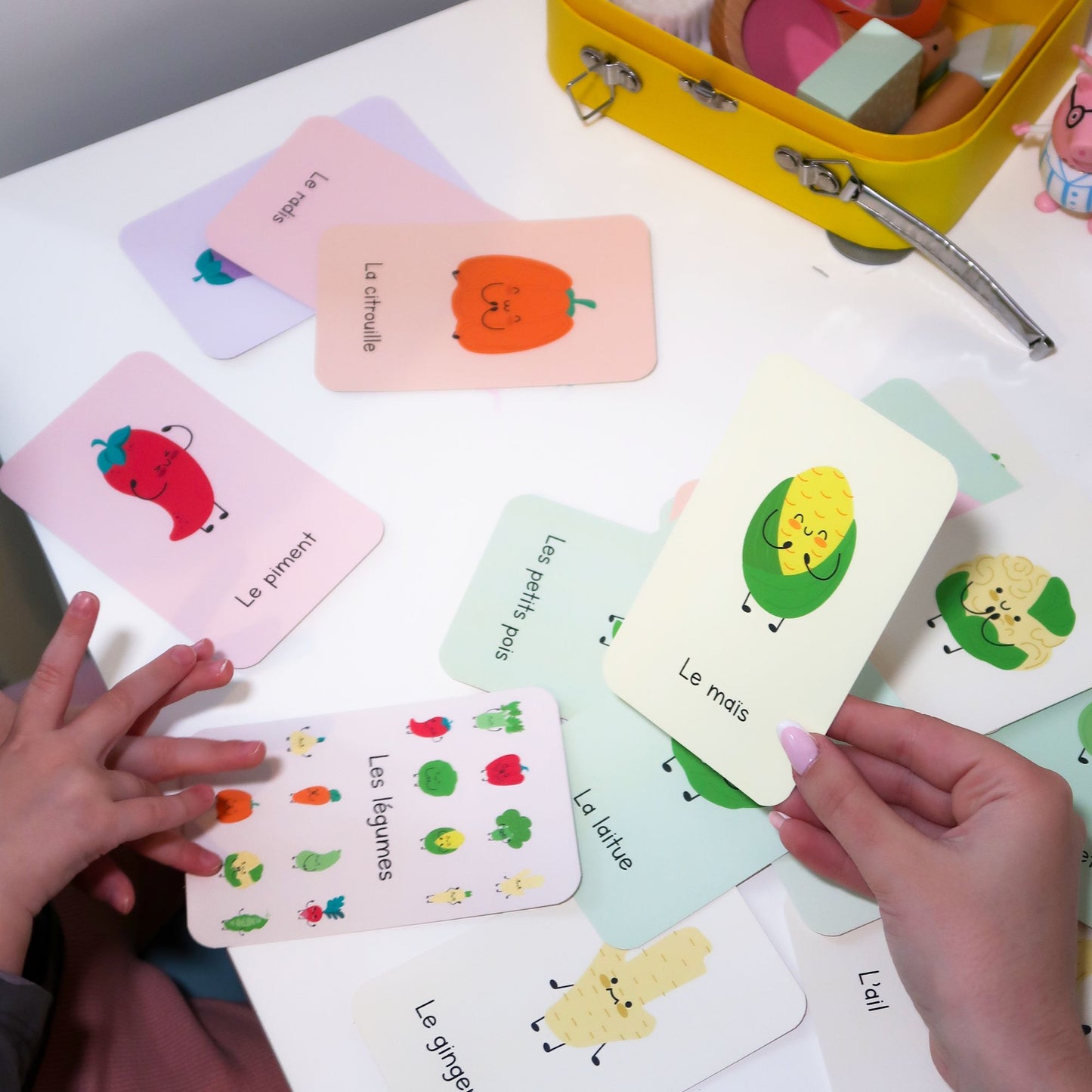 Jeu d'apprentissage 3 ans - Les légumes