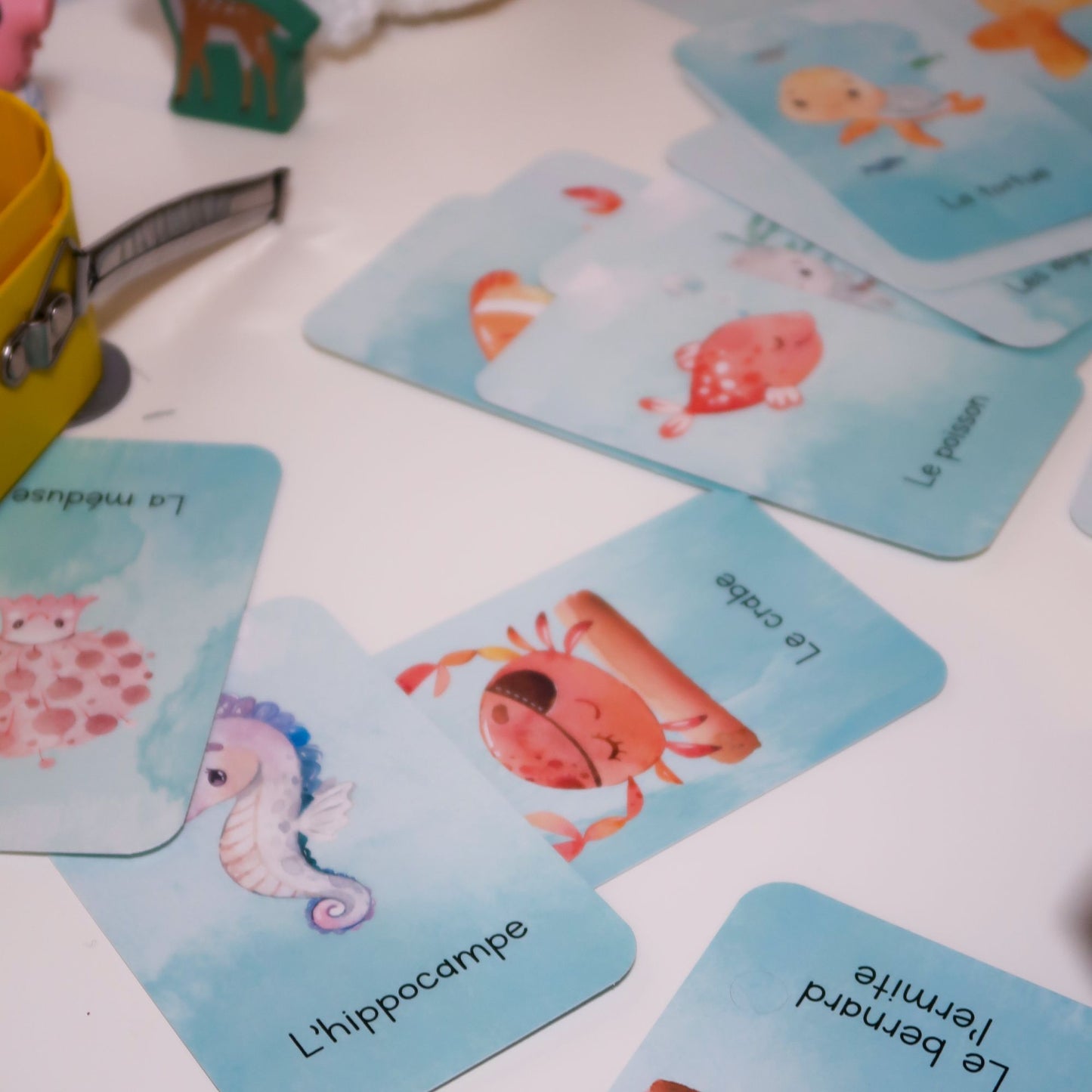 Jeu d'apprentissage 3 ans - Animaux de la mer