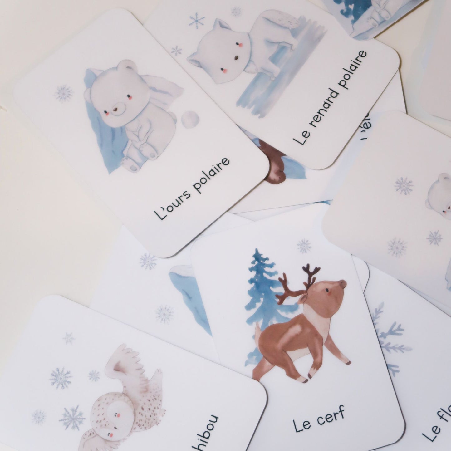 Jeu d'apprentissage 3 ans - Animaux du pôle nord