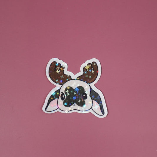 Stickers à l'unité - Lapin à oreilles de renne
