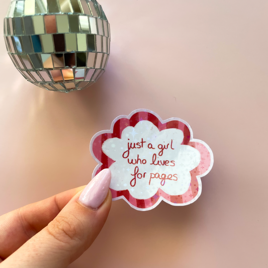 Stickers à l'unité - Just a girl