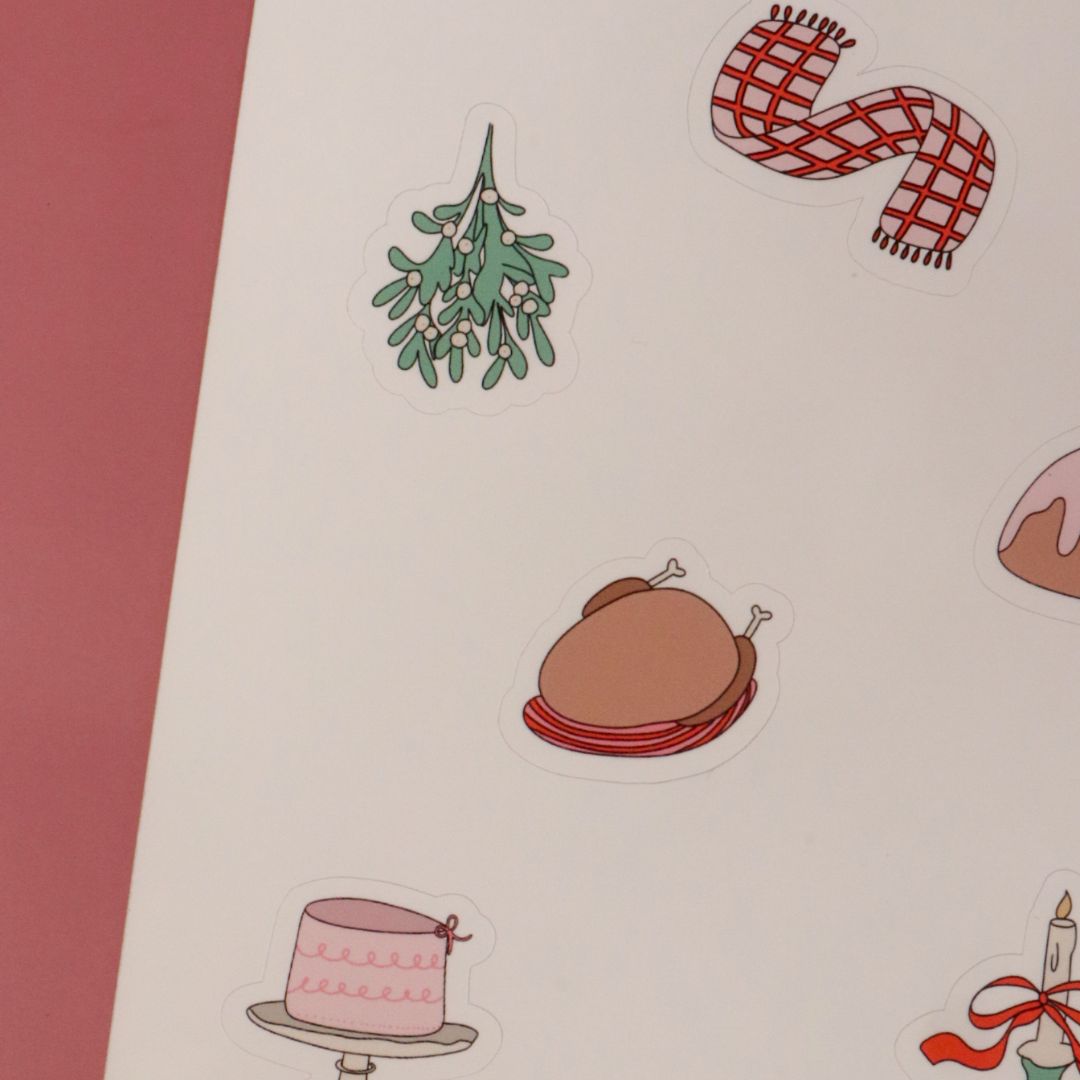 Planche de sticker - Noel