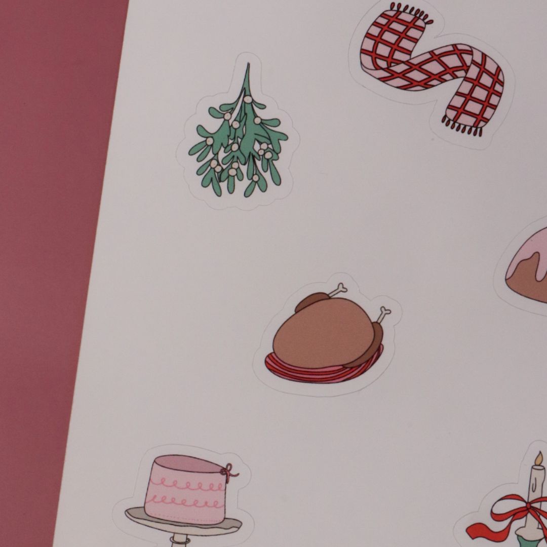 Planche de sticker - Noel