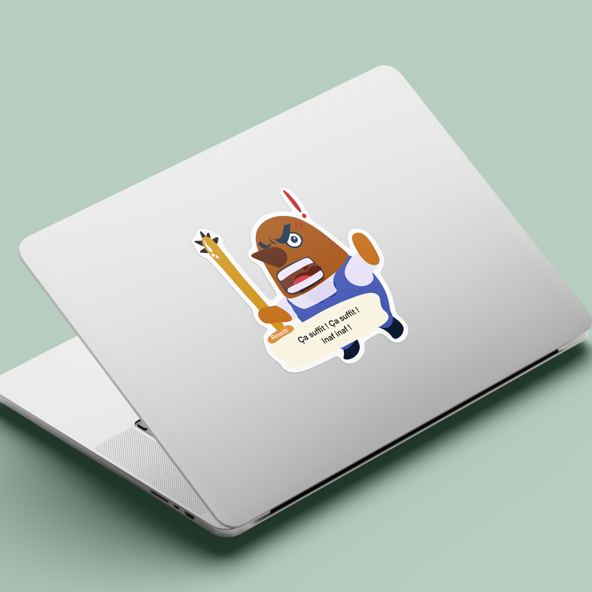 Sticker à l'unité - Resetti - Humoristique