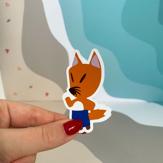 Sticker animal crossing - Rounard au magasin
