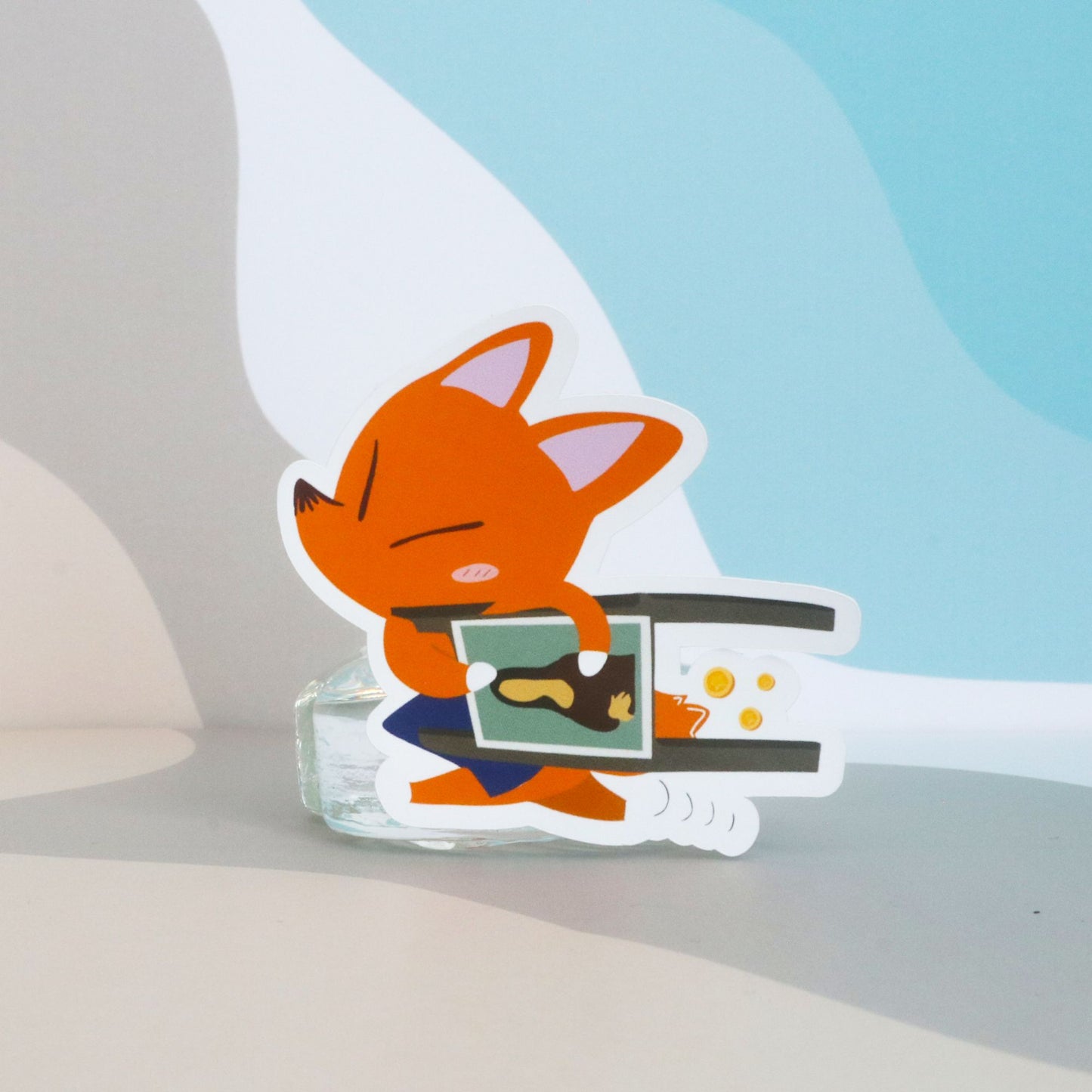 Sticker animal crossing - Rounard et Mona Lisa