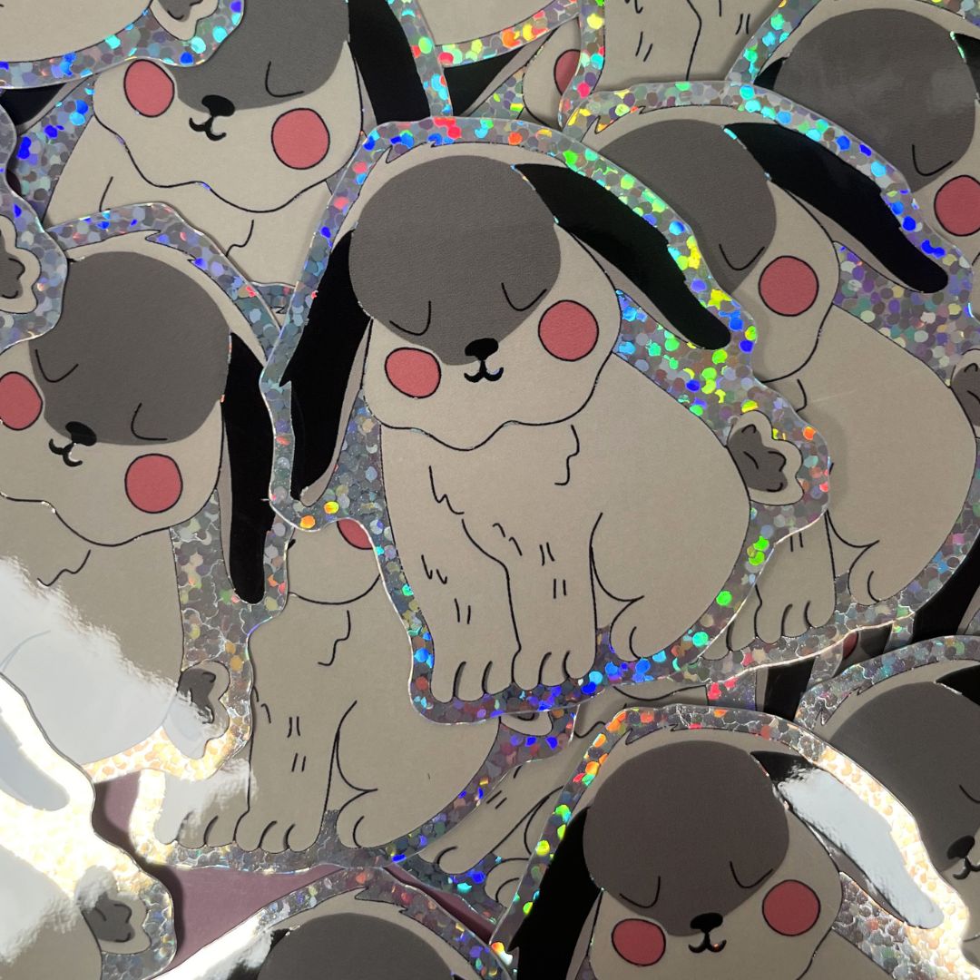 Sticker à l'unité - Lapin Gino